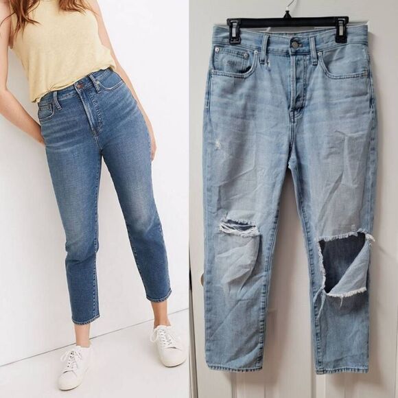 Madewell The Perfect Vintage Crop Jeans 28 - Picture 1 of 10